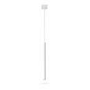 Suspension tube métal blanc moderne – modèle Aerelis