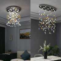 Lustre Cristal Moderne pour Salon – Cristallisea
