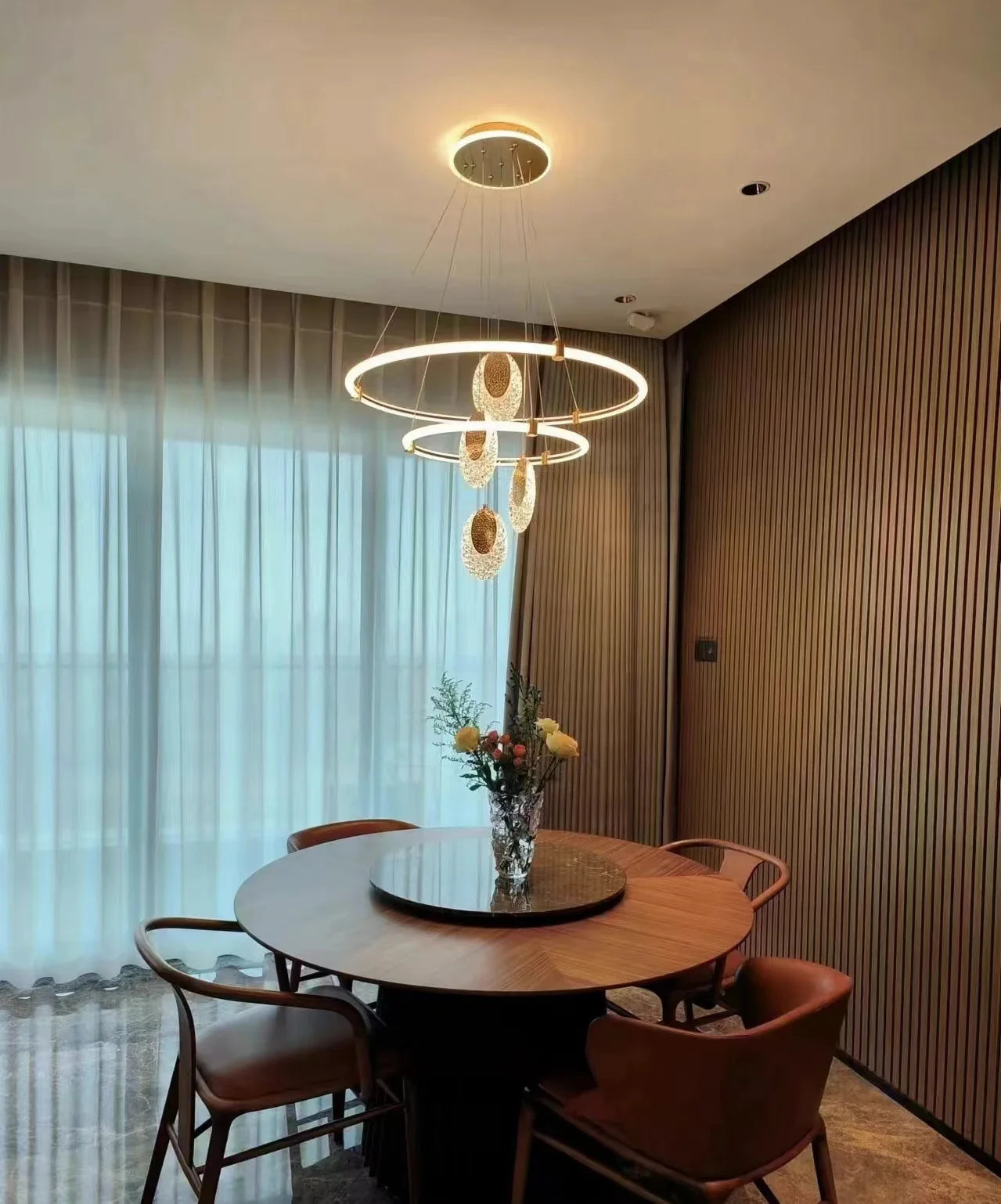 Lampe de Table Style Contemporain Forme Anneau – Arcéa