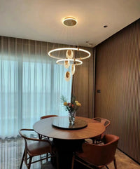 Lampe de Table Style Contemporain Forme Anneau – Arcéa