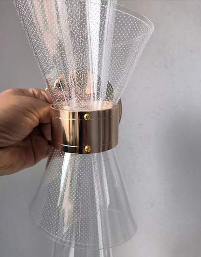 Gold Metal LED Wall Light – Diceptia