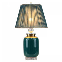 Lampe de Table Métallique Élégant Couleur Vert Émeraude – Emeraudia