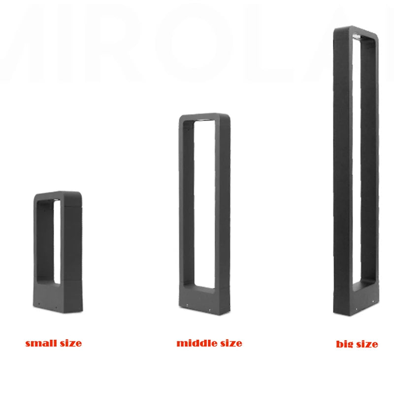 Lampadaire de jardin moderne en aluminium – Arclumia