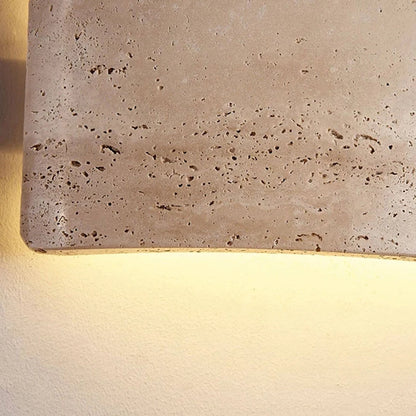 Applique Murale en Pierre Style Wabi-Sabi pour Terrasse – Stonara