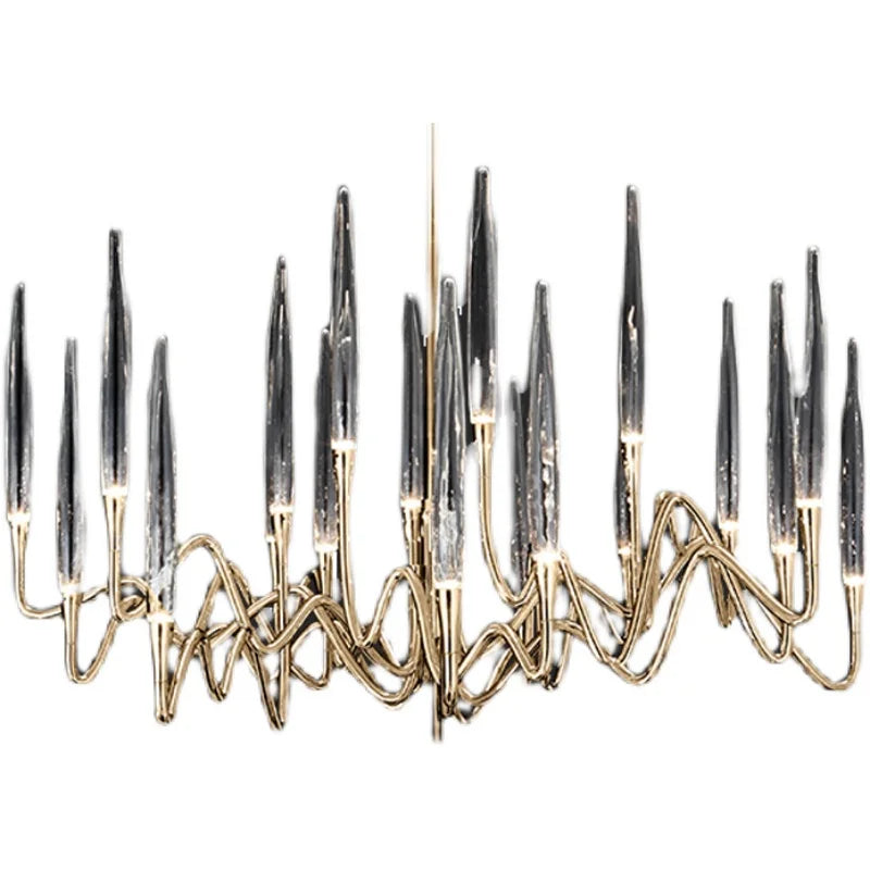 Lustre Sculptural Inspiration Chandelier & Éclat Délicat – Plume