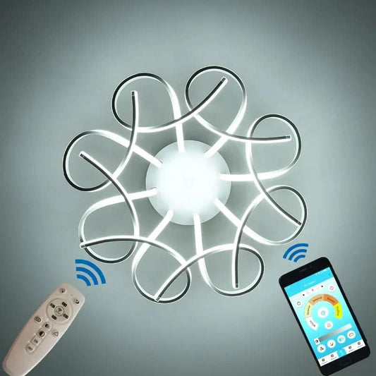 Plafonnier Contemporain Forme Fleurie Style Aérien – Subtilo