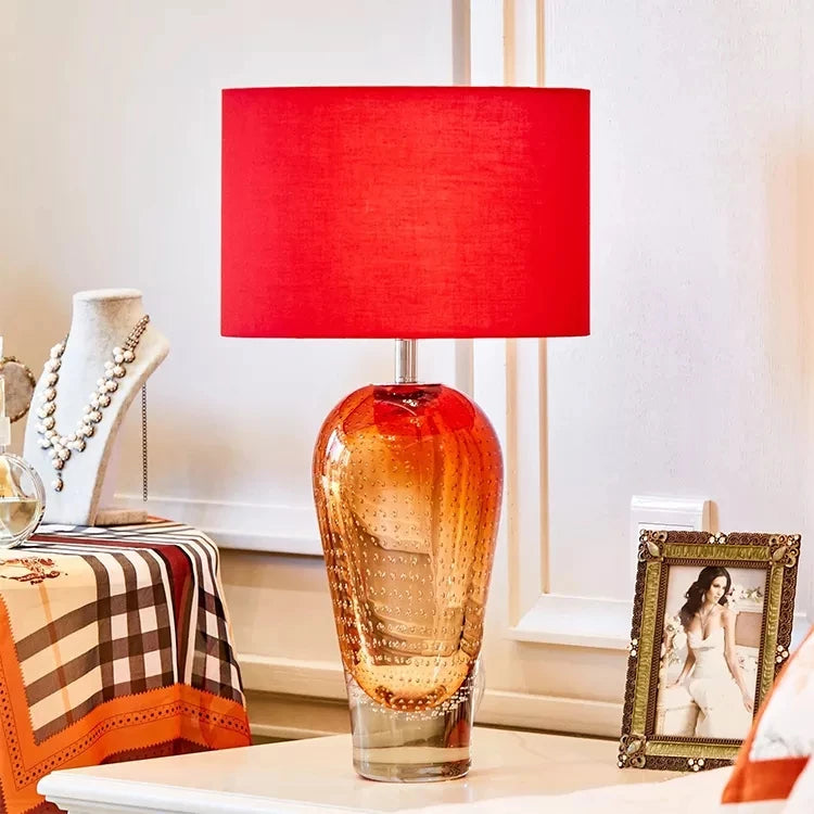 Lampe Colorée au Design Raffiné et Ambiance Chaleureuse Rouge – Brezza