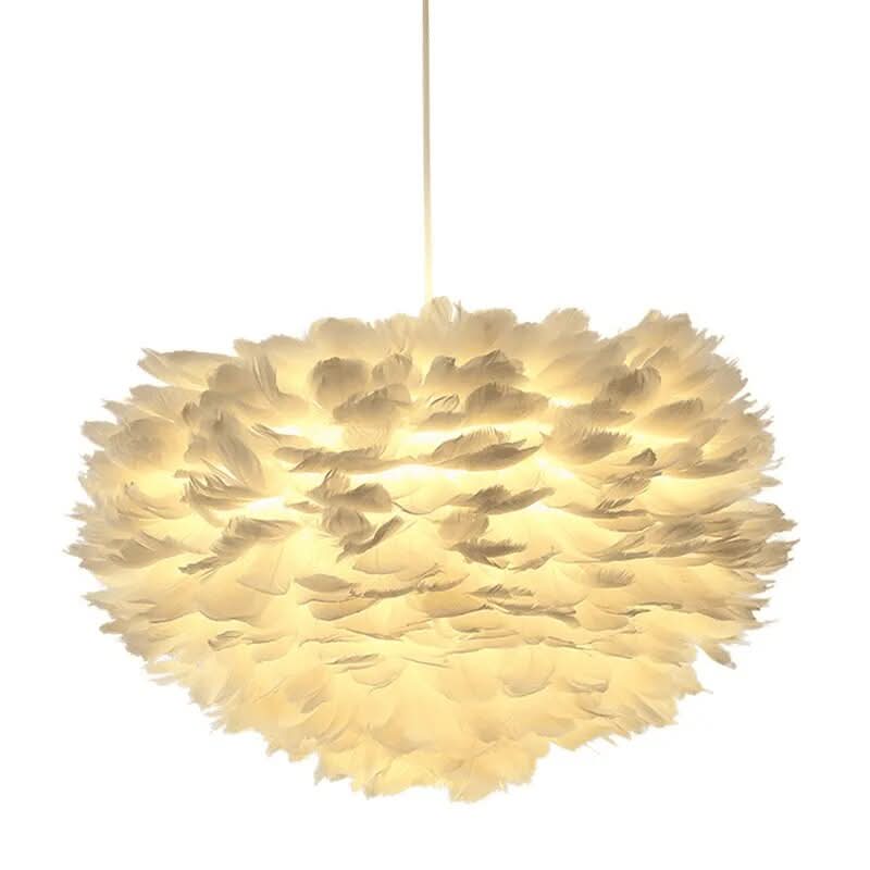 Suspension Originale Texture Plumes Couleurs Variées – Piuma