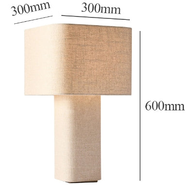 Fabric floor lamp for living room – Calytrix