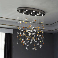 Lustre Cristal Moderne pour Salon – Cristallisea