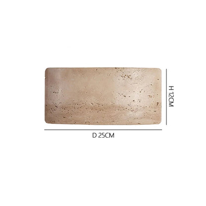 Applique Murale en Pierre Style Wabi-Sabi pour Terrasse – Stonara