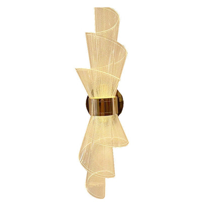 Gold Metal LED Wall Light – Diceptia