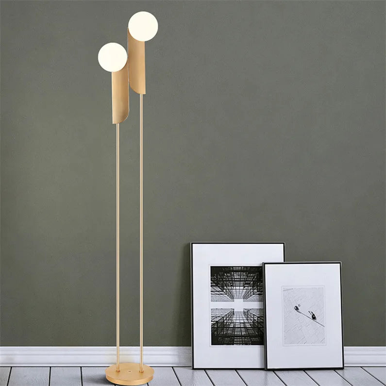 Lampadaire en Verre Élégance Moderne Ambiance Luxe – Reveria