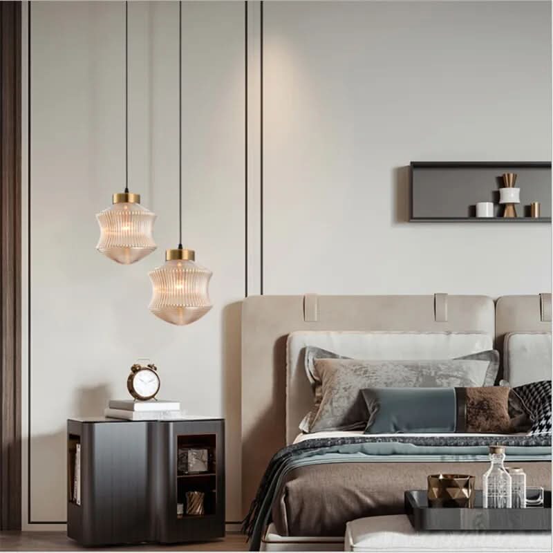 Lampe Suspendue Moderne Verre et Métal Ambiance Chic – Racow