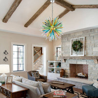 Lustre en Verre de Murano Multicolore – Aurorice