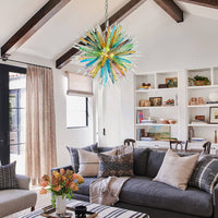 Lustre en Verre de Murano Multicolore – Aurorice