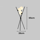 Versatile Floor Lamp with Transparent Glass Balls – Vera