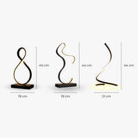 Lampe de Chevet Art Déco en Acier et Acrylique – Nocturnelle