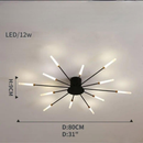 מנורת תקרה LED ניטרלית לאווירה דינמית – Sparkles