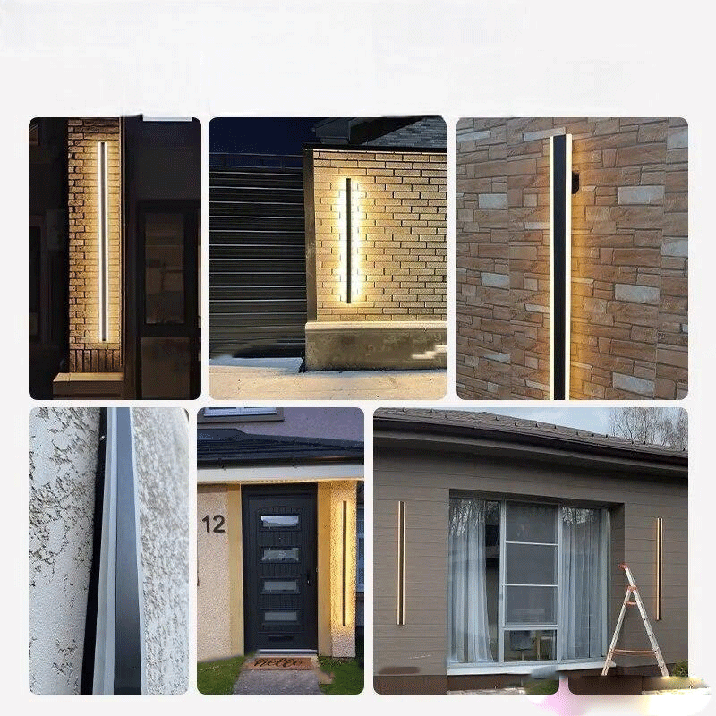 Applique LED extérieure Luménia design linéaire acier inoxydable - vue 6