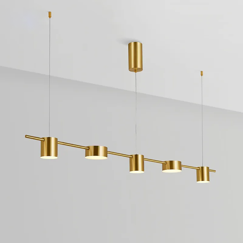 Suspension Métal Or Noir Ambiance Lumineuse – Moderato