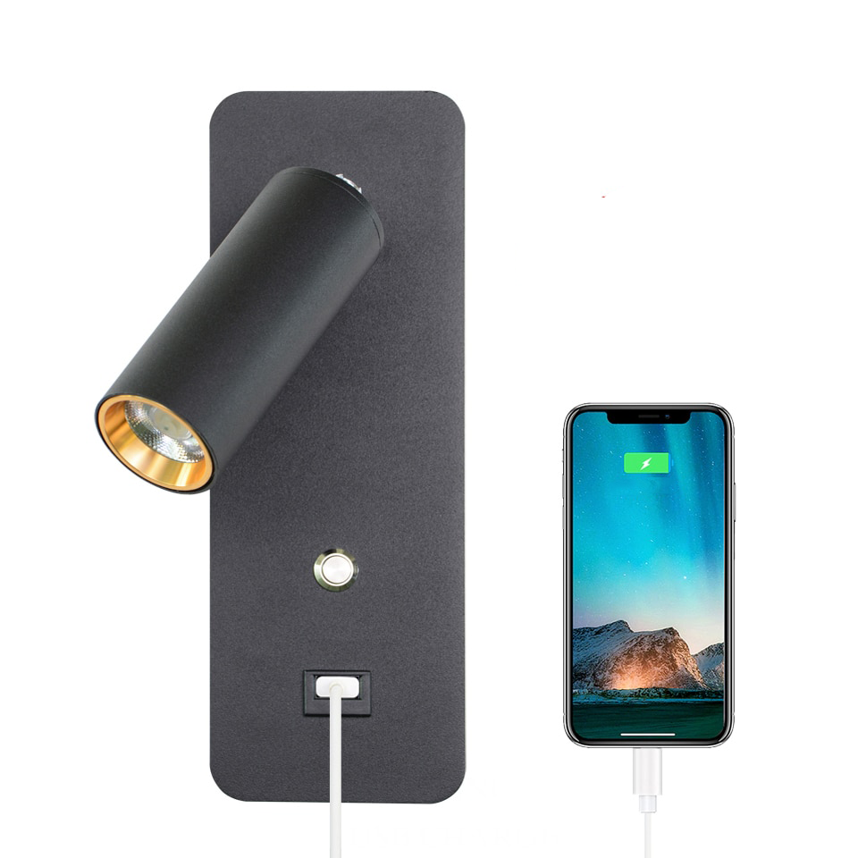 Applique Murale USB Minimalisme Pratique Design Intérieur – Connexion