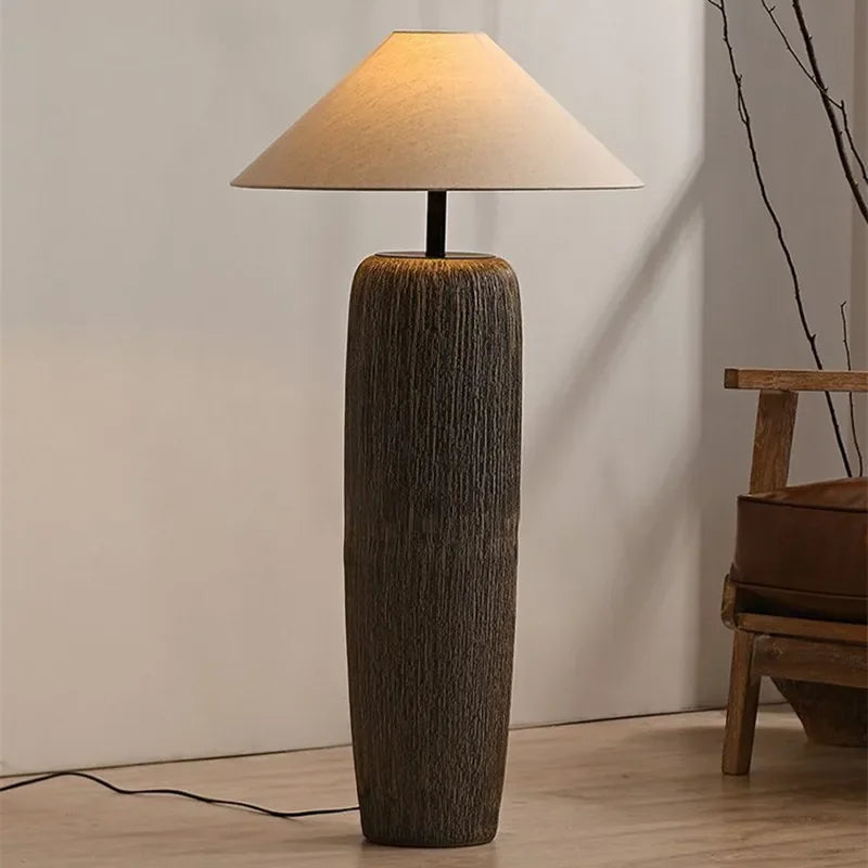 Lampe sur pied céramique style japonais – Artélys