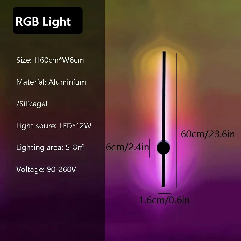 Applique murale LED moderne en fer pour décoration intérieure – Armoniel