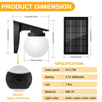 Applique murale solaire Art Déco pour jardin – Solastice