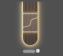 Měděné LED nástěnné svítidlo do obývacího pokoje – Candelure