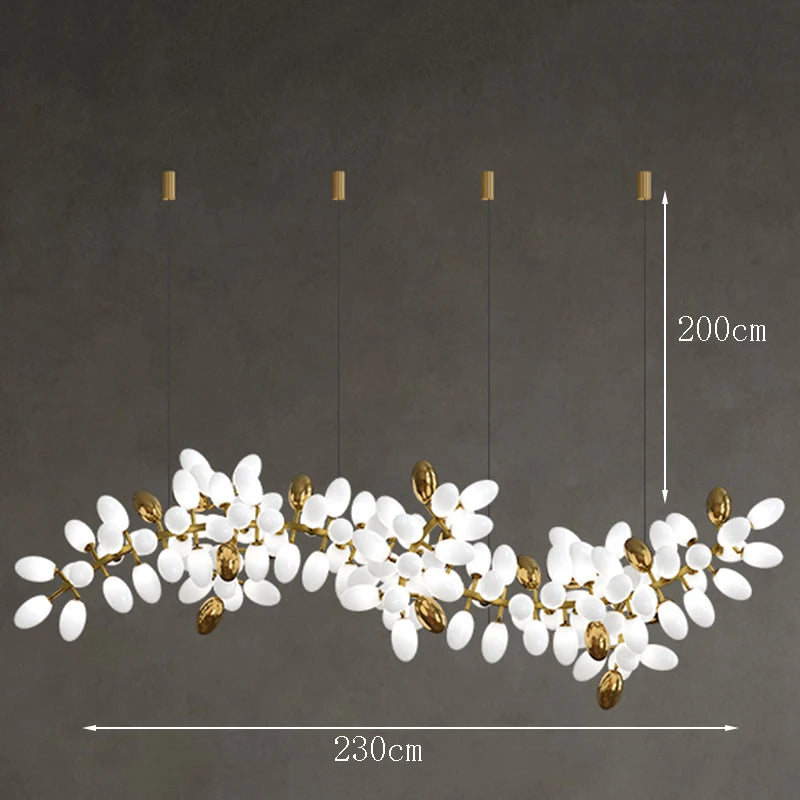 Suspension LED moderne pour salon – Zénithra