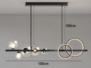 Contemporary alloy pendant light for living room – Halura