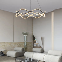 Suspension Aluminium LED Dimmable Design Moderne – Roumeas