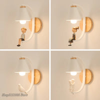 Applique murale en fer nordique pour chambre – Serenion