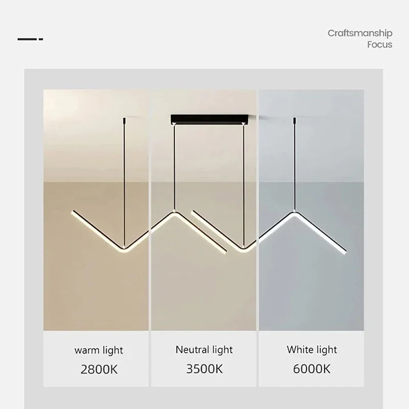 디밍 가능한 메탈·알루미늄 LED 펜던트 조명 – Khira