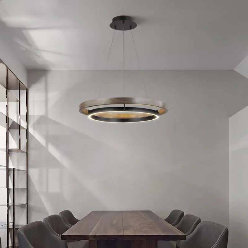 Lustre moderne minimaliste en fer pour salle à manger – Cironde