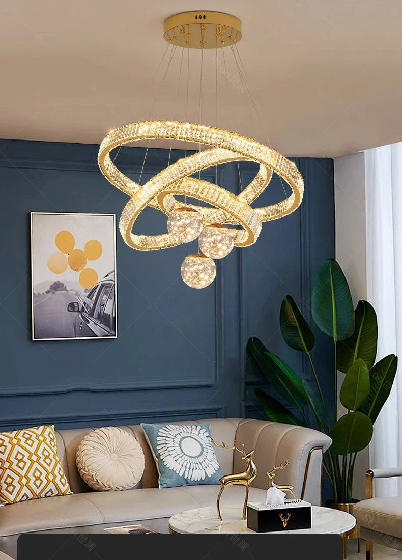 Lustre Cristal Moderne pour Salon et Salle à Manger – Cristarion