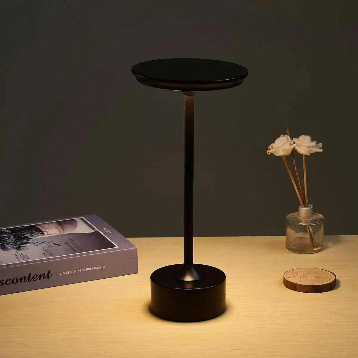 Lampe sans fil Métallico avec capteur tactile réglable au design moderne minimaliste - vue 12