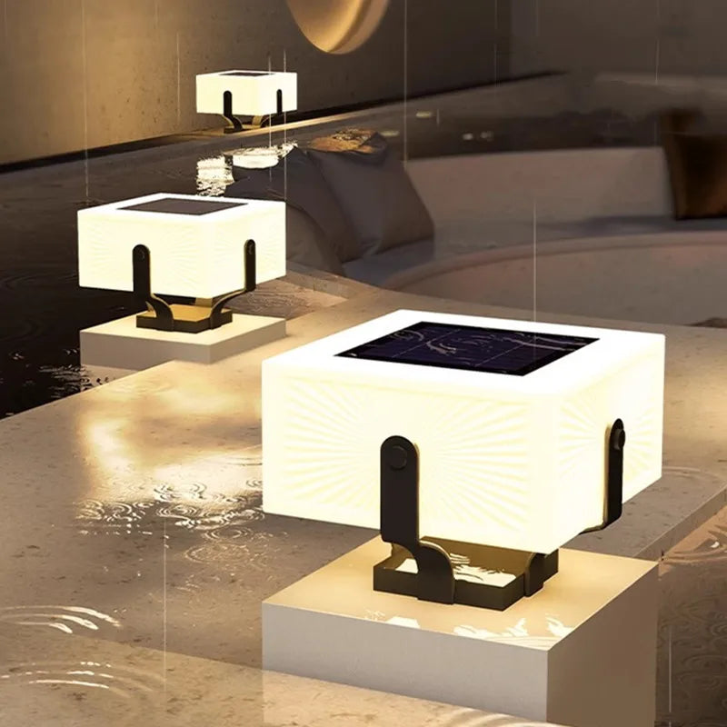 Lampe solaire de jardin en acier inoxydable – Solastice