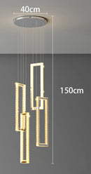 Modern crystal chandelier for living room – Crista