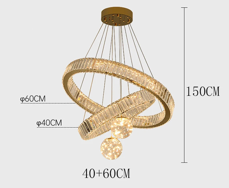 Lustre Cristal Moderne pour Salon et Salle à Manger – Cristarion