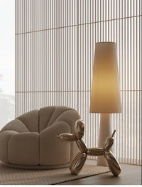 Lampe sur pied en tissu nordique pour salon – Aironde