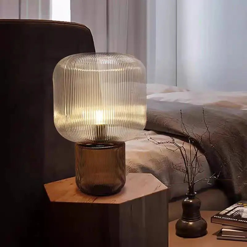 Lampe de Table en Verre Minimaliste pour Chambre – Armonique