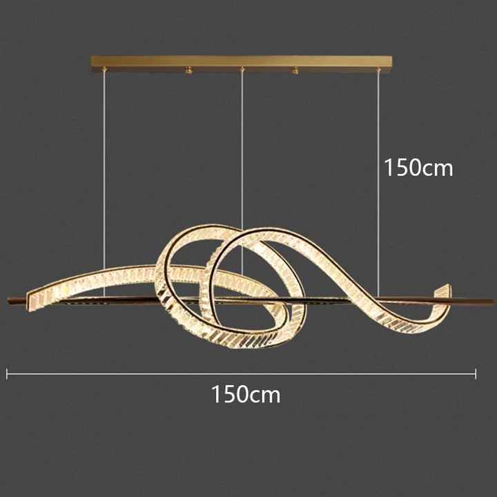 Lustre en Cristal Moderne pour Salon – Cristarion