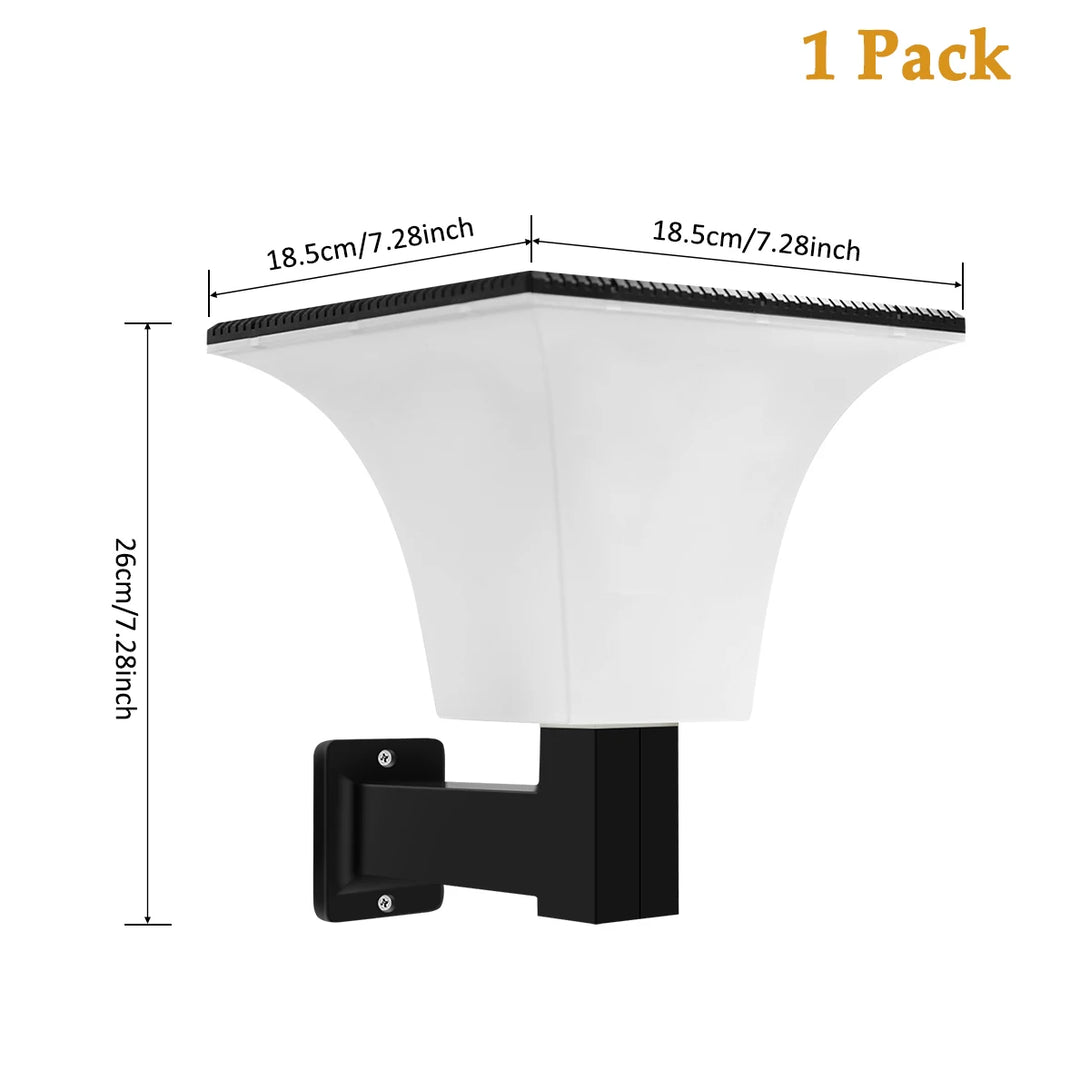 Lampe solaire extérieure étanche style Art Déco – Soleanor