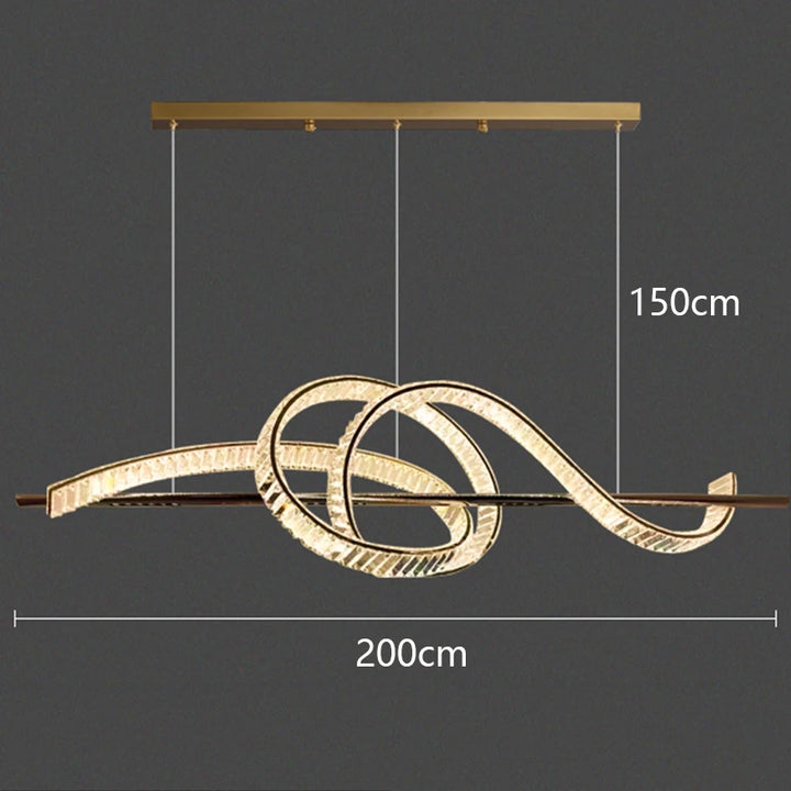 Lustre en Cristal Moderne pour Salon – Cristarion