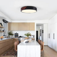 Plafonnier noir minimaliste pour salon et chambre – Noirceur