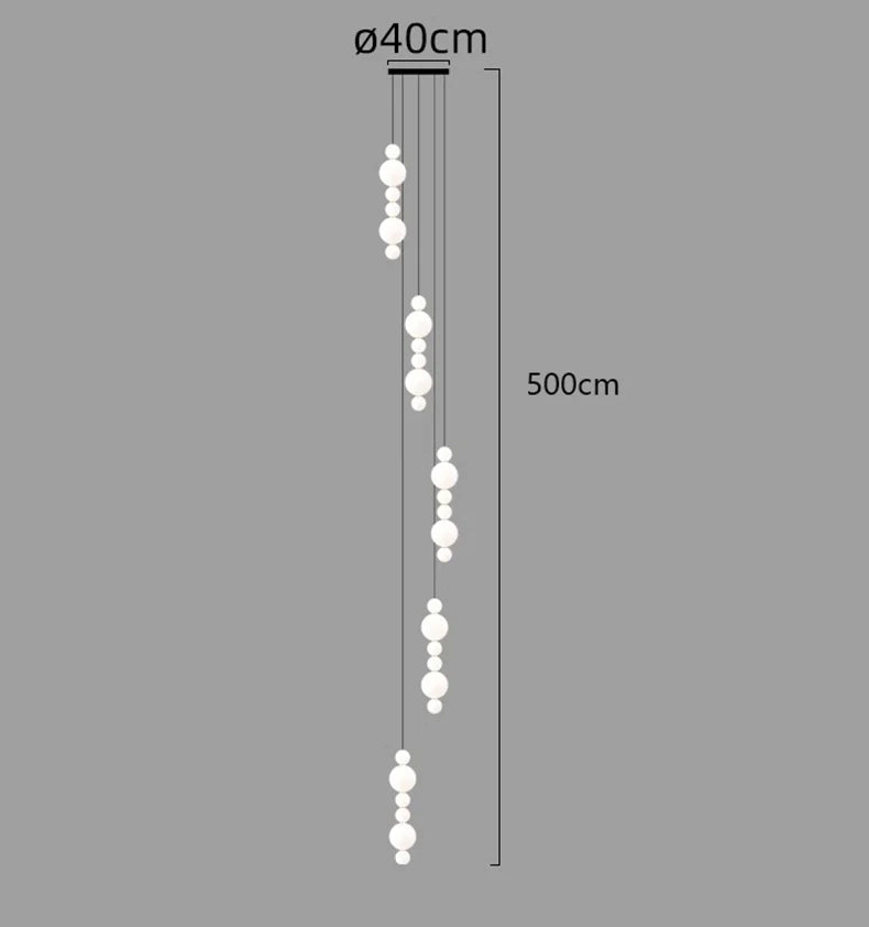 Suspension moderne en fer pour salle à manger – Calyphora