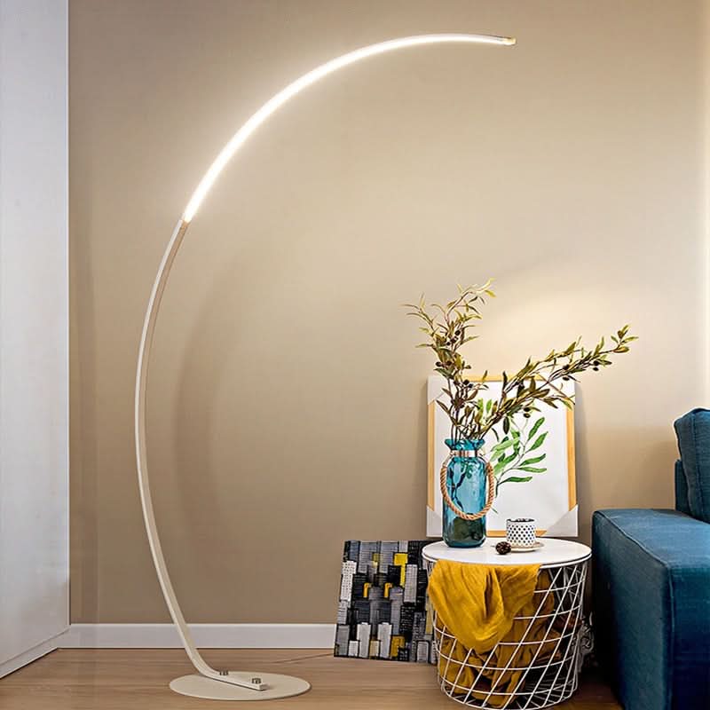 Lampadaire Architecturale Courbe Élégante Tactile – Circular