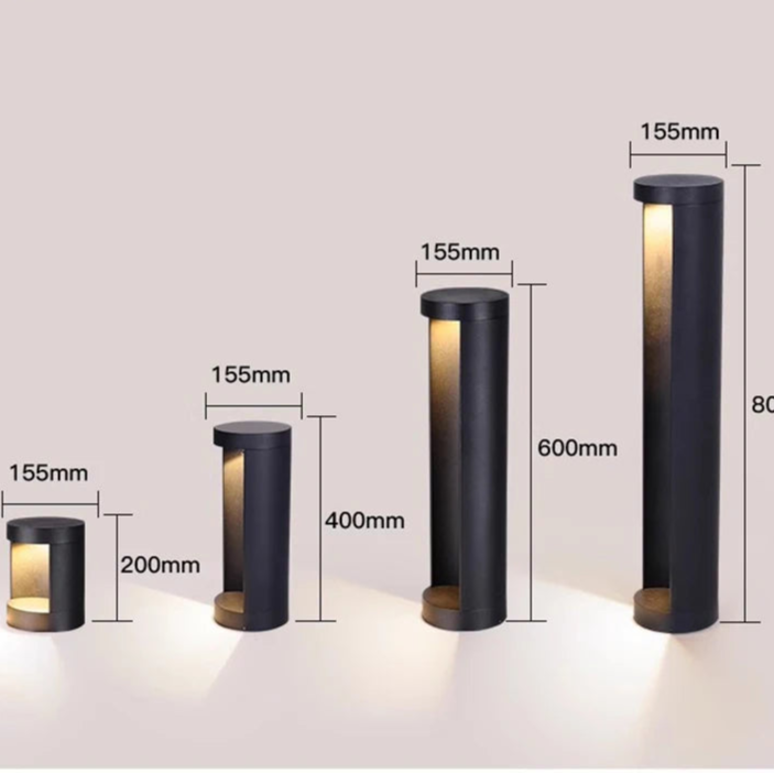 Lampe de jardin moderne en aluminium – Estalia